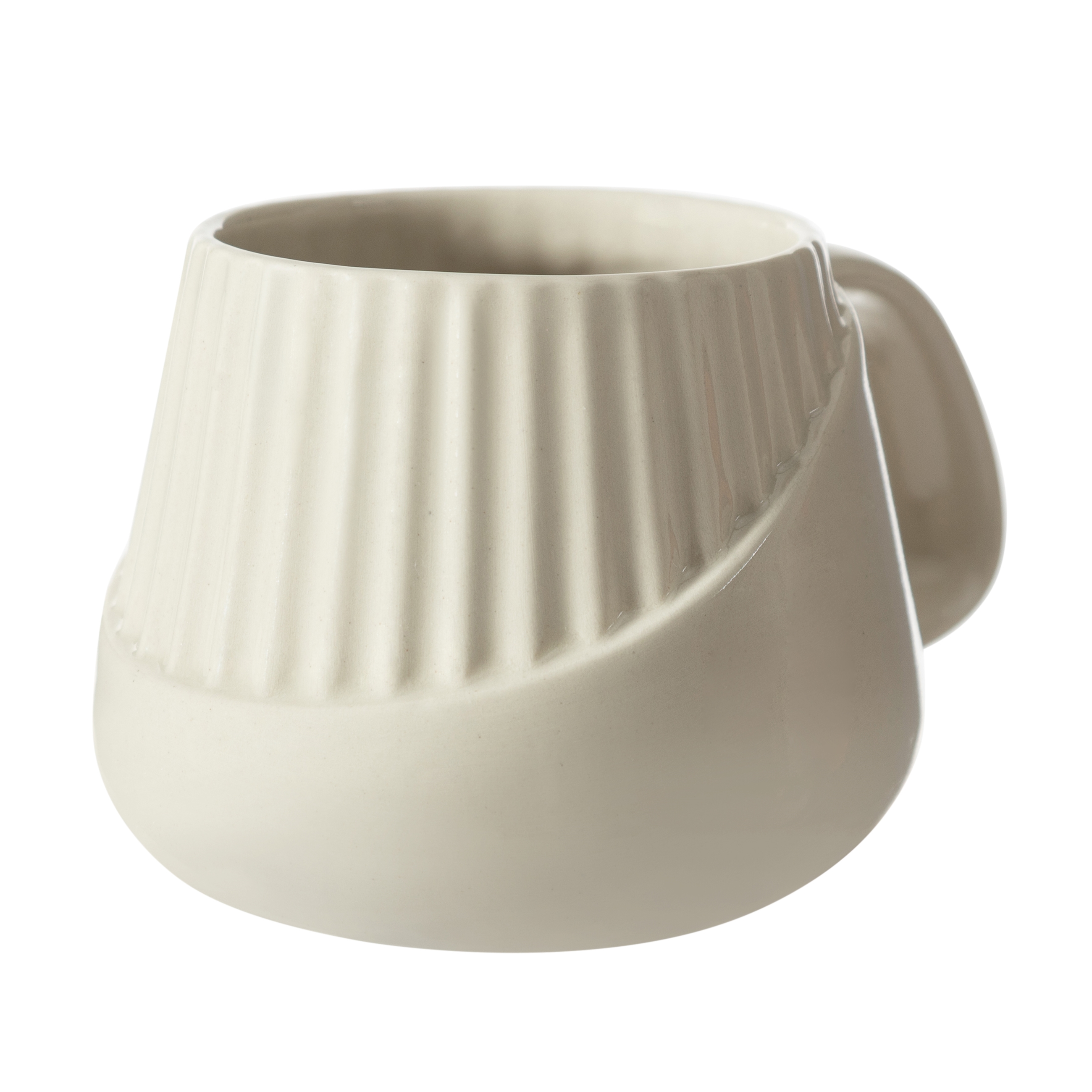 HANDMADE KUPA BEJ - 340 ML