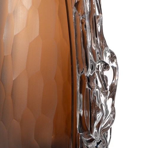  CRYSTA AMBER  CAM VAZO 18X11X30 CM
