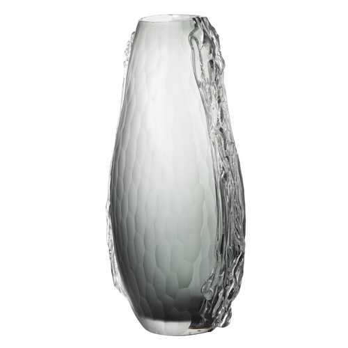 CRYSTA GRİ VAZO 23X14X38 CM