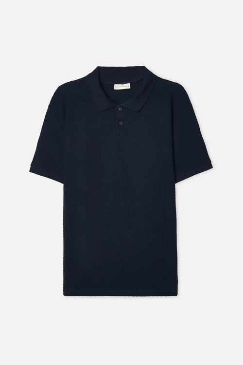 Erkek Lacivert Comfort Fit Polo Yaka T-Shirt