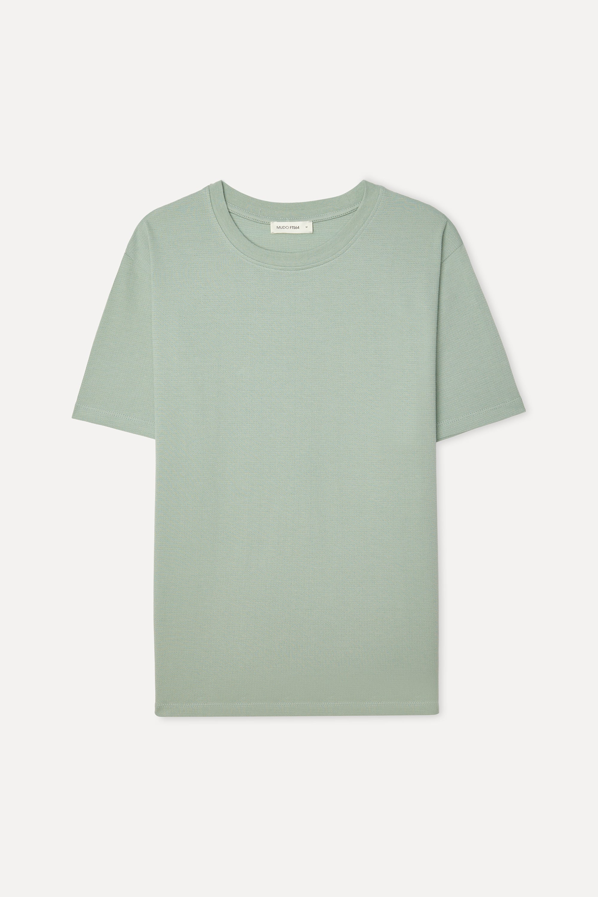 Mudo Erkek Yeşil Comfort Fit Bisiklet Yaka T-Shirt