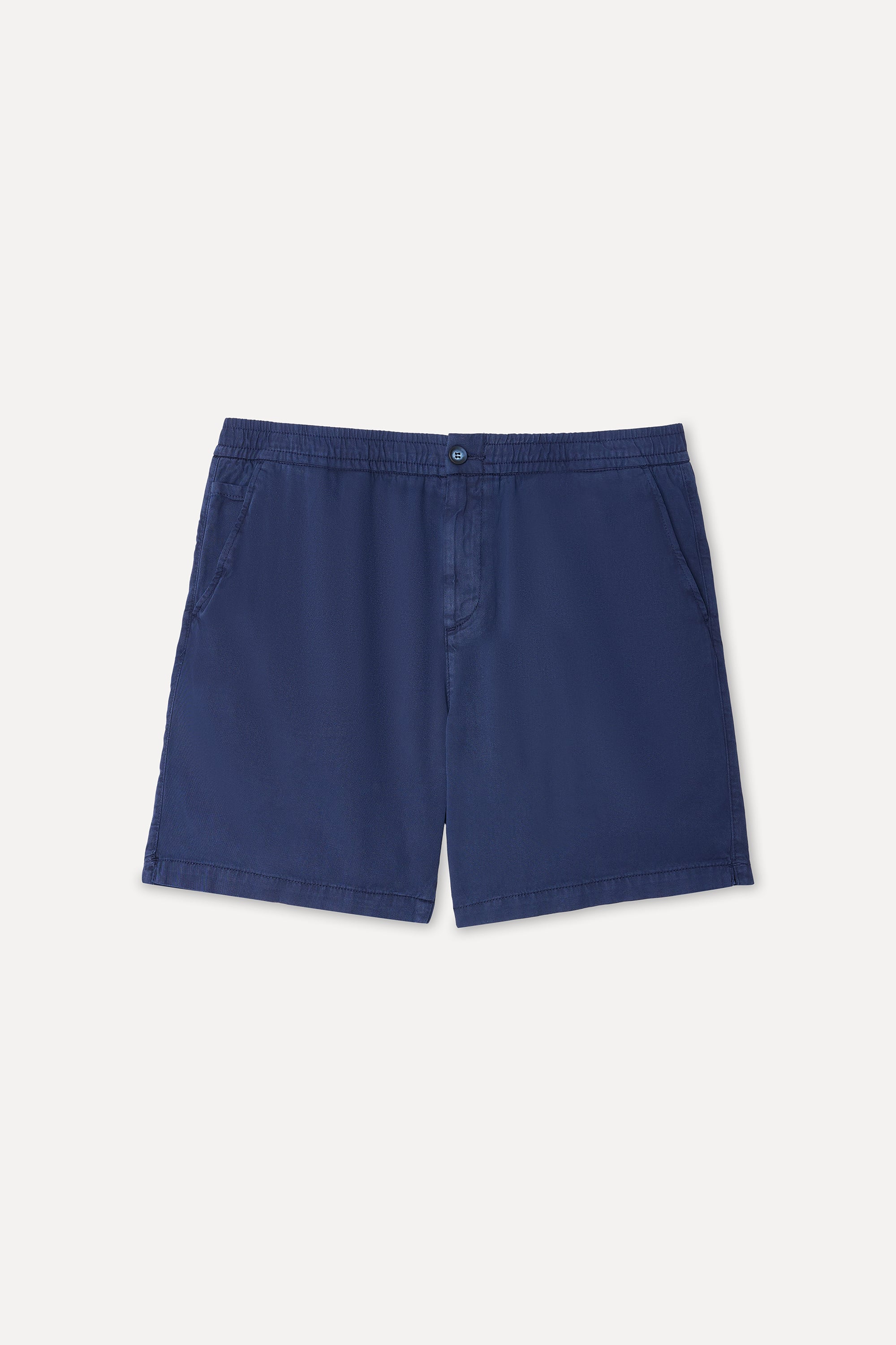 Erkek İndigo Straight Fit Şort