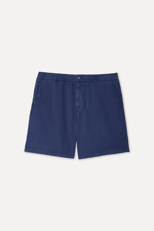  Erkek İndigo Straight Fit Şort