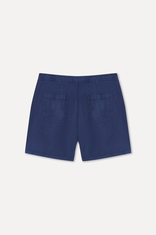  Erkek İndigo Straight Fit Şort