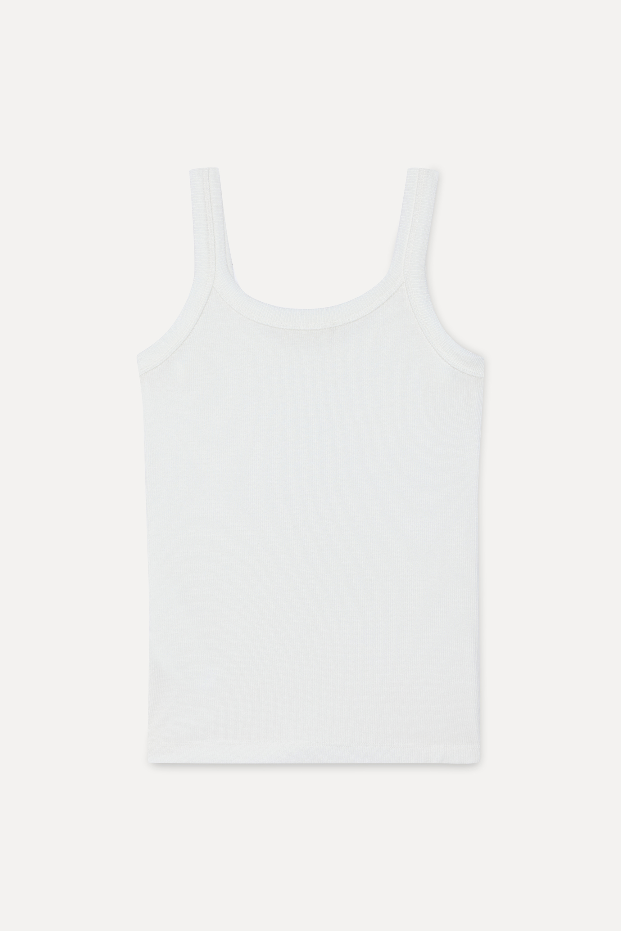 Kadın Kırık Beyaz Fitted Bisiklet Yaka Atlet