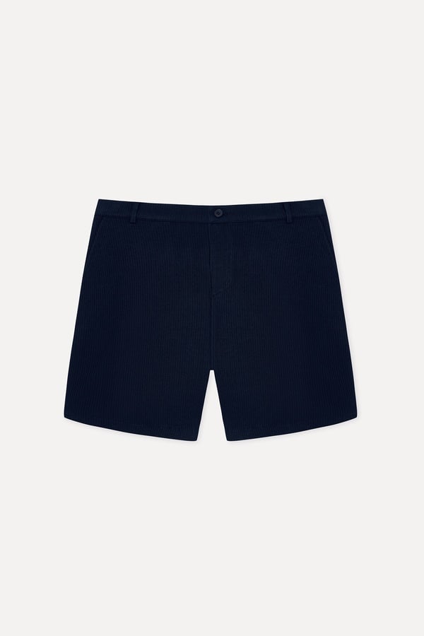 Erkek Lacivert Regular Fit Şort