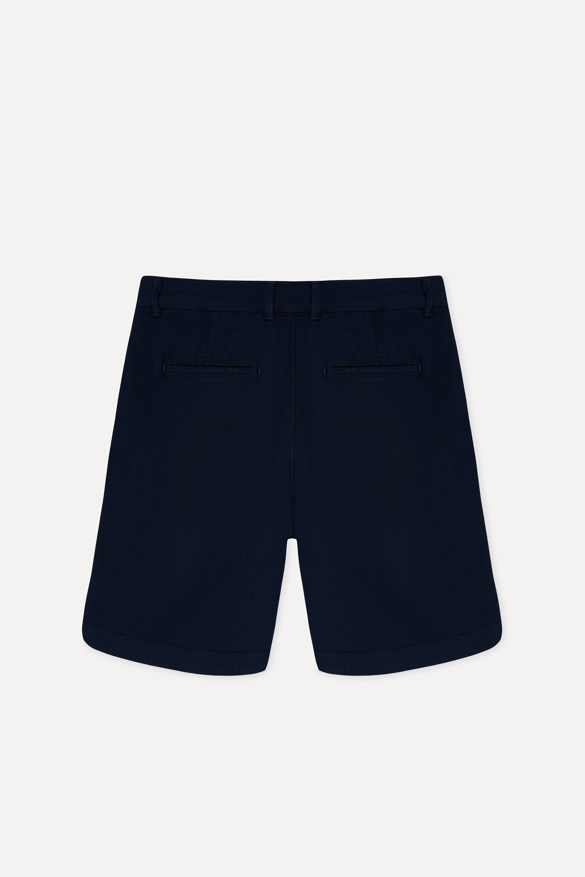 Erkek Lacivert Straight Fit Şort