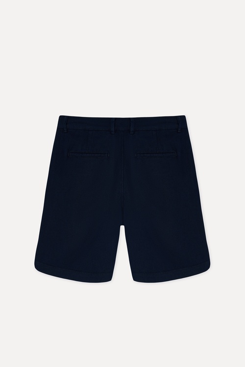  Erkek Lacivert Straight Fit Şort
