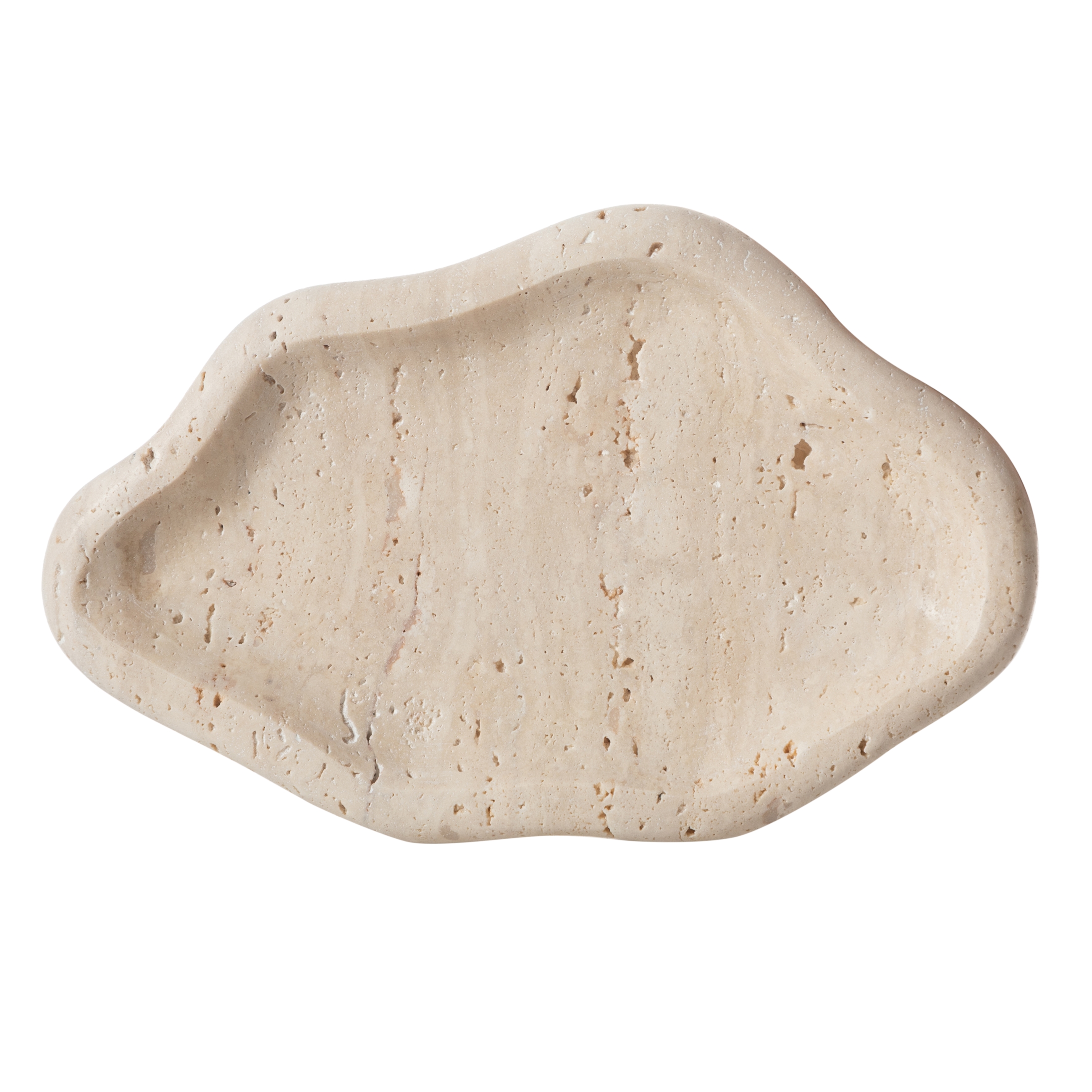 TRAVERTEN DEKORATİF TABAK 13x20 CM