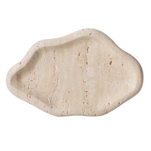 TRAVERTEN DEKORATİF TABAK 13x20 CM