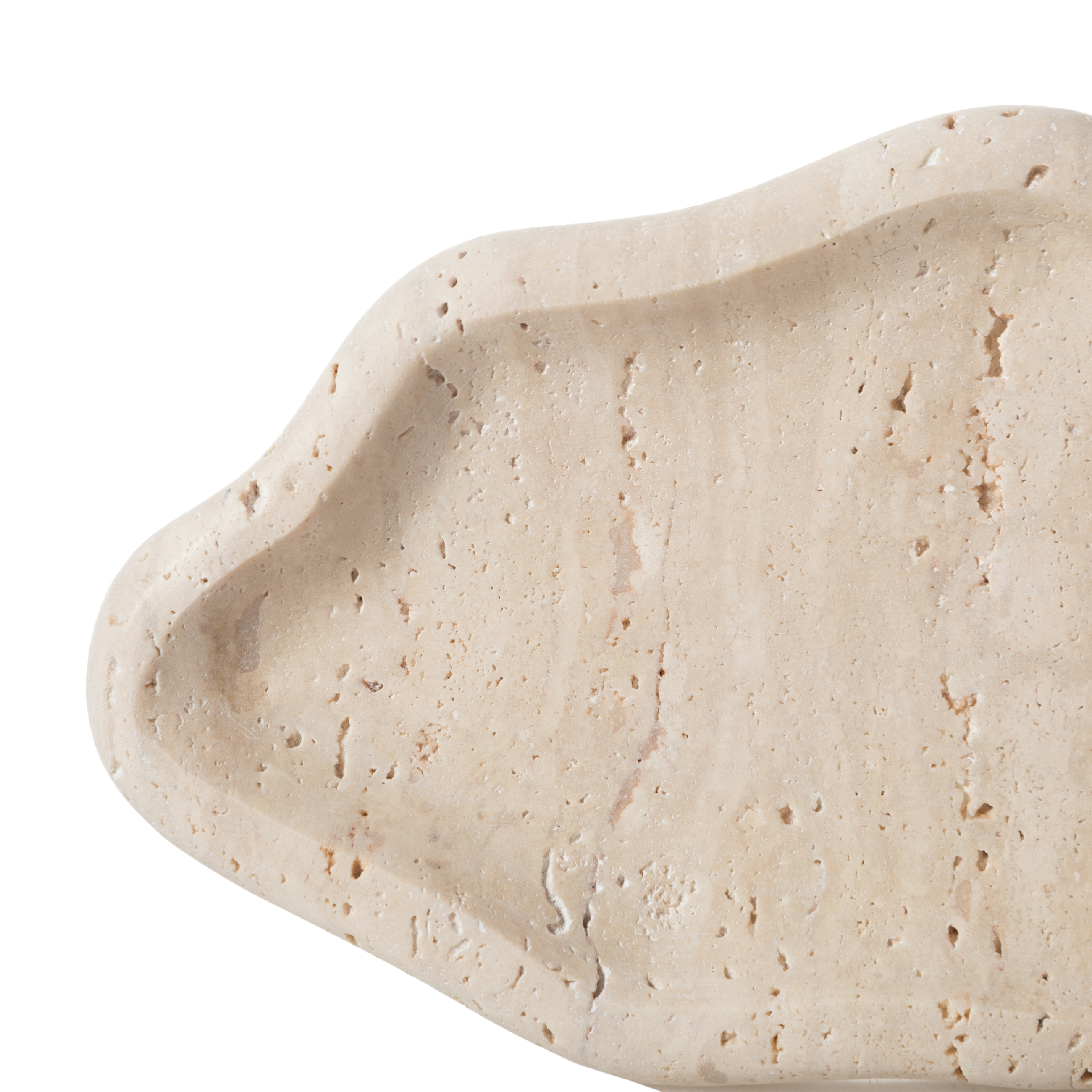 TRAVERTEN DEKORATİF TABAK 13x20 CM