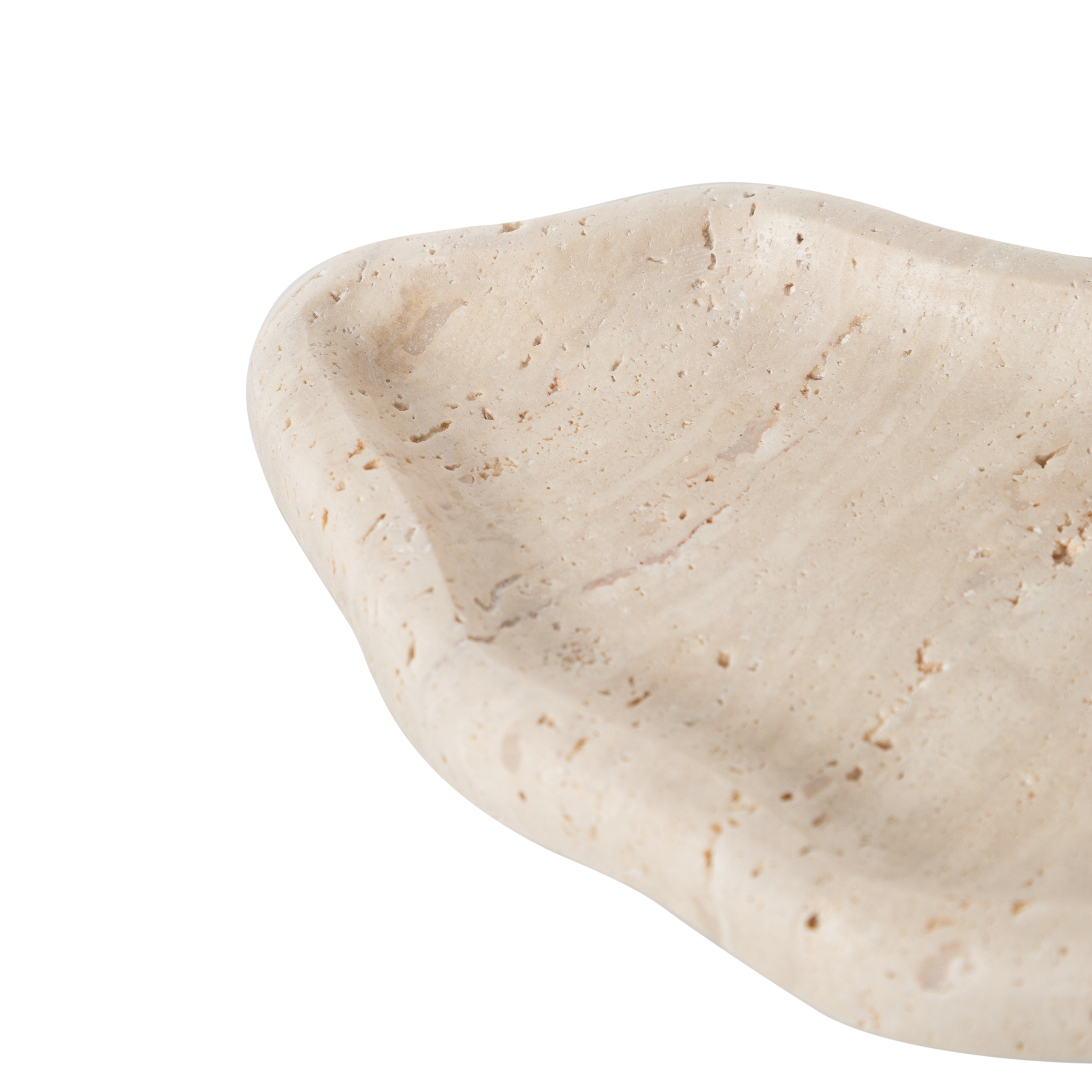 TRAVERTEN DEKORATİF TABAK 13x20 CM