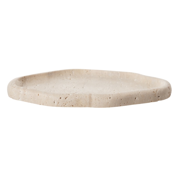 TRAVERTEN DEKORATİF TABAK 17x25 CM