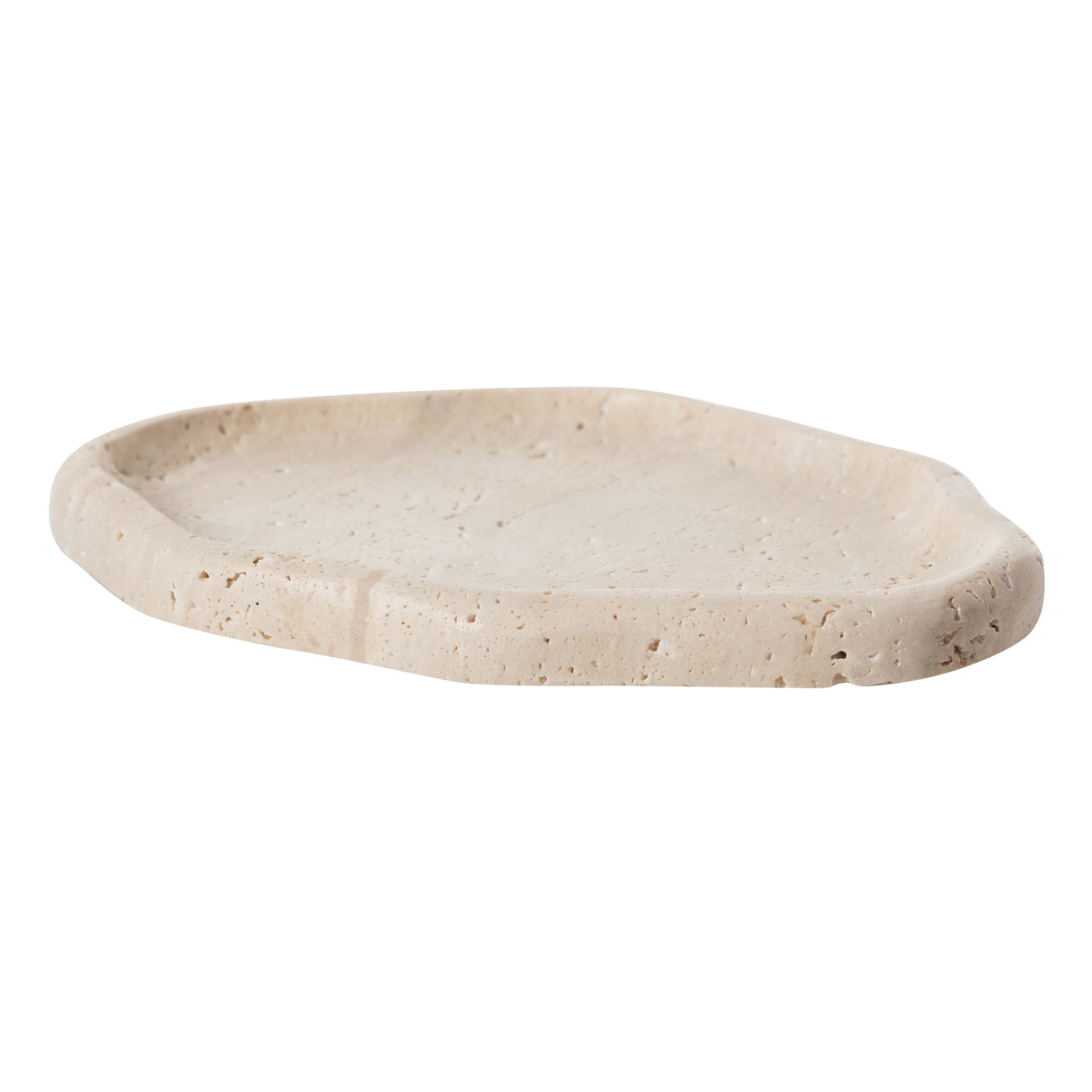 TRAVERTEN DEKORATİF TABAK 17x25 CM