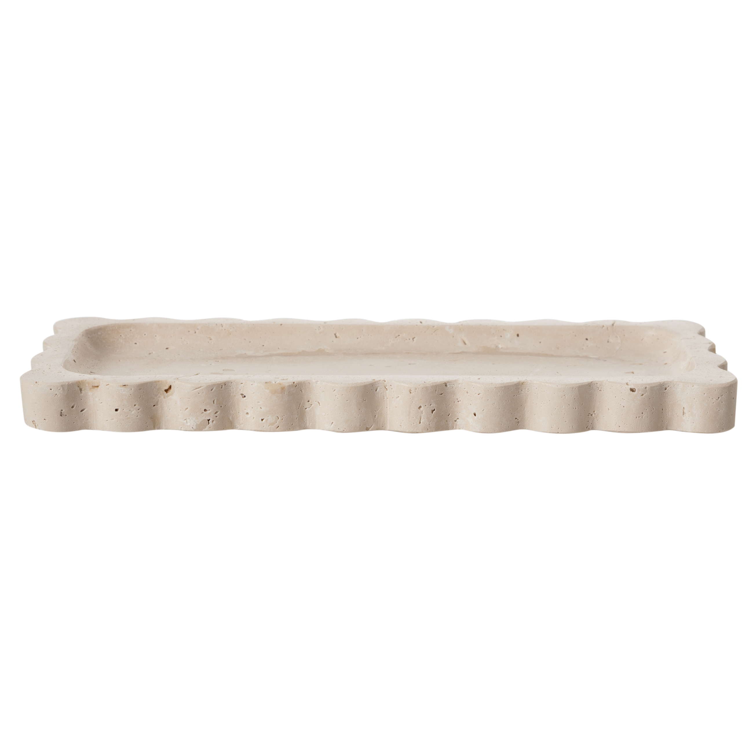 TRAVERTEN BLOOM DEKORATİF TABAK12X30 CM
