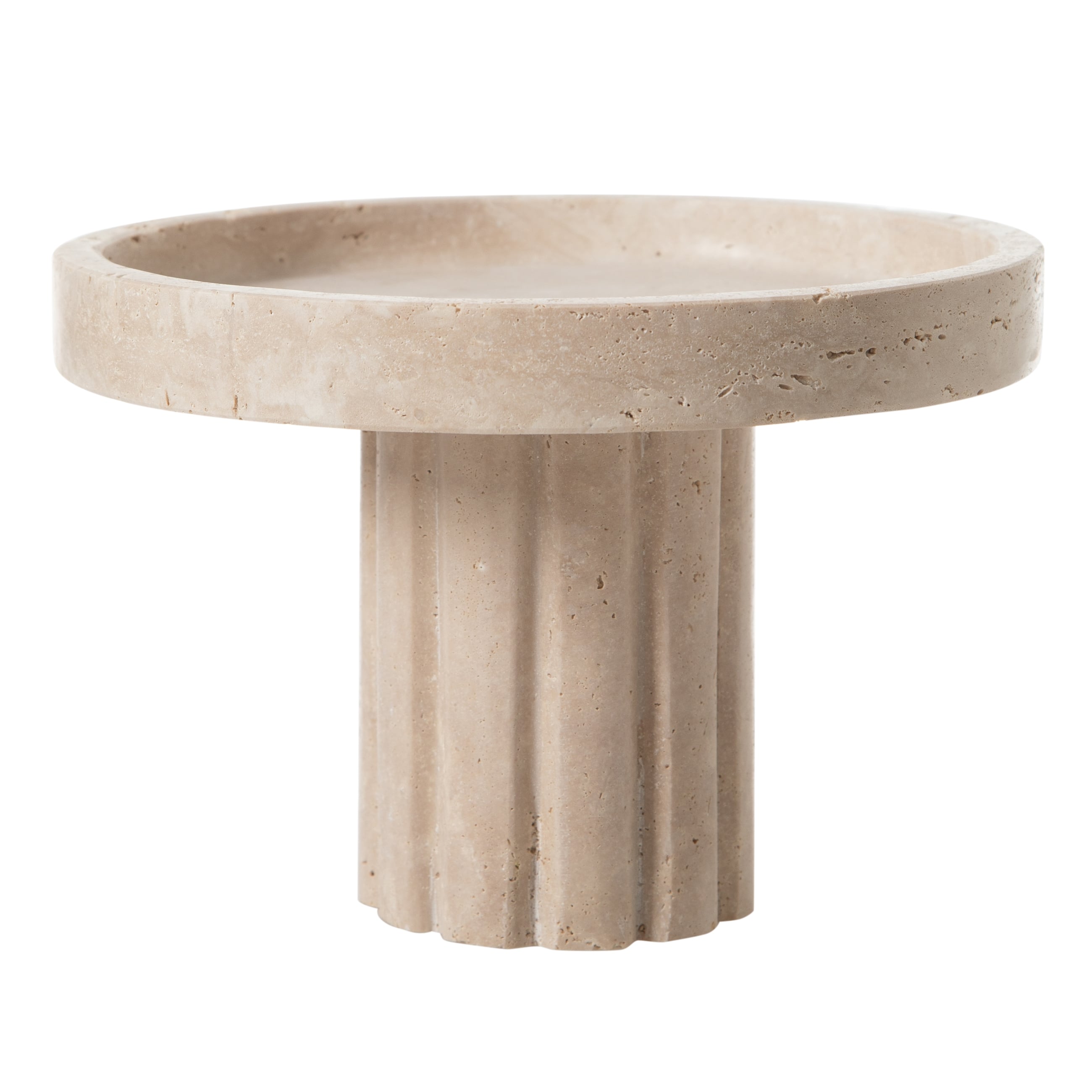 TRAVERTEN DEKORATİF SUNUMLUK   25x17 CM