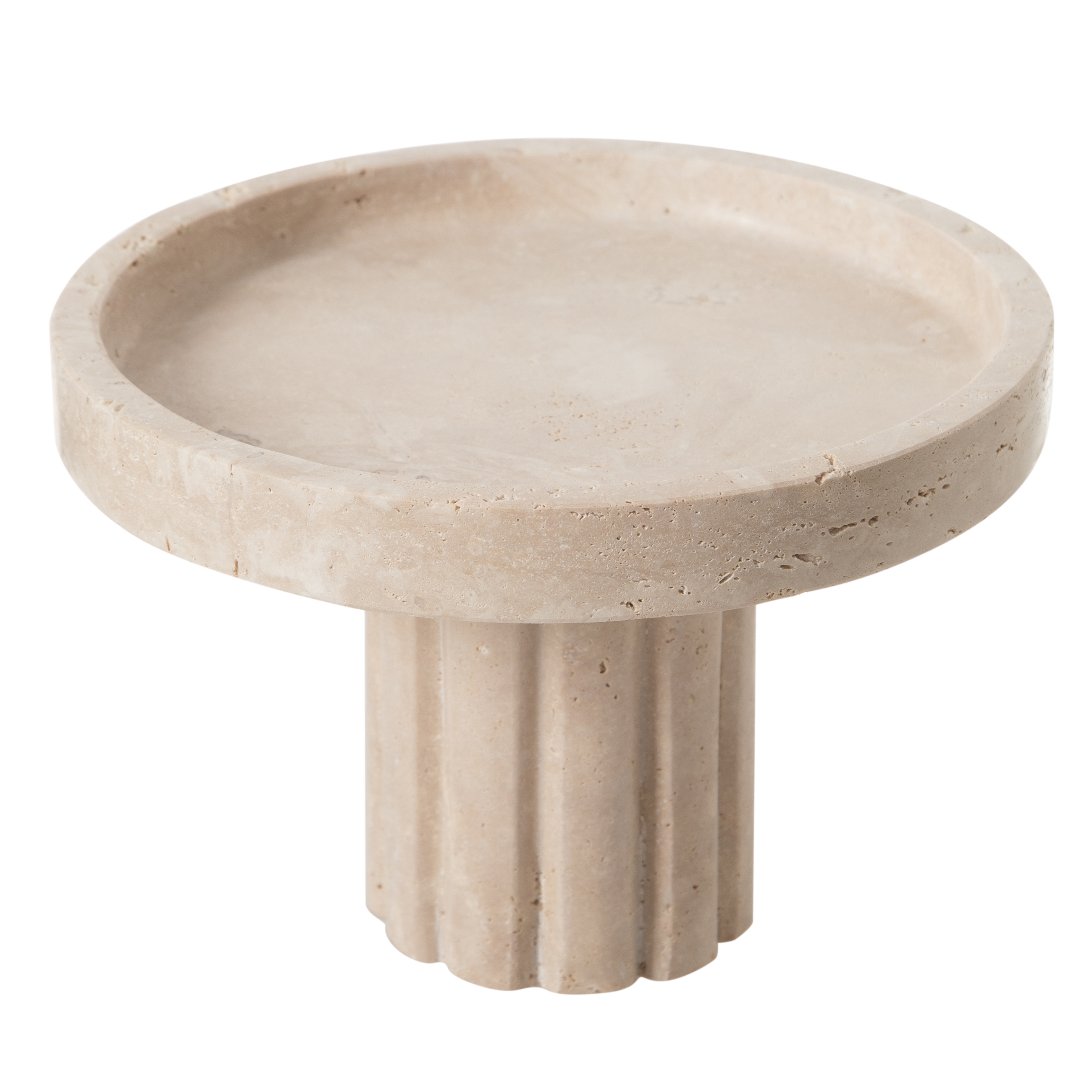 TRAVERTEN DEKORATİF SUNUMLUK   25x17 CM