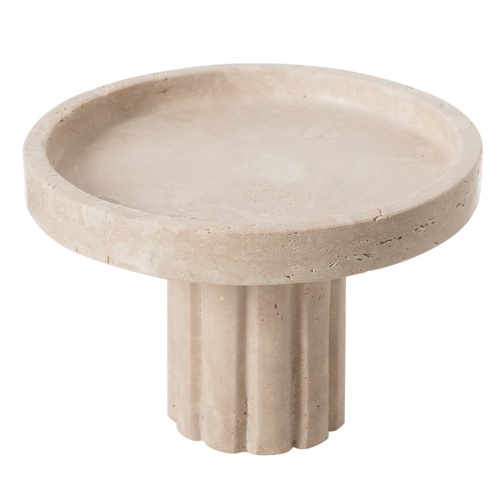 TRAVERTEN DEKORATİF SUNUMLUK   25x17 CM