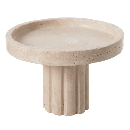 TRAVERTEN DEKORATİF SUNUMLUK   25x17 CM
