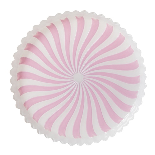 AYAKLI SUNUM PEMBE 28 CM