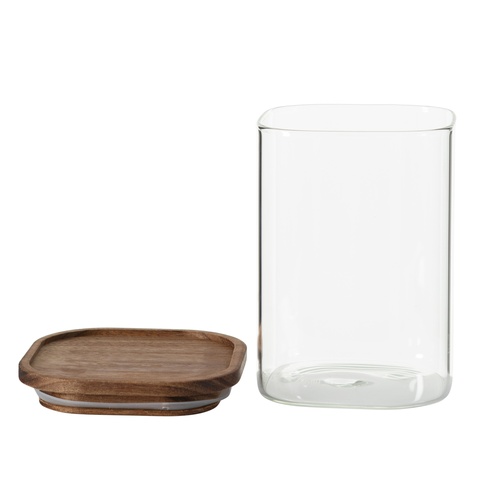 KARE CAM KAVANOZ AKASYA 1000ML
