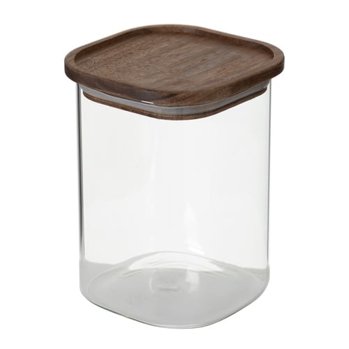 KARE CAM KAVANOZ AKASYA 1000ML