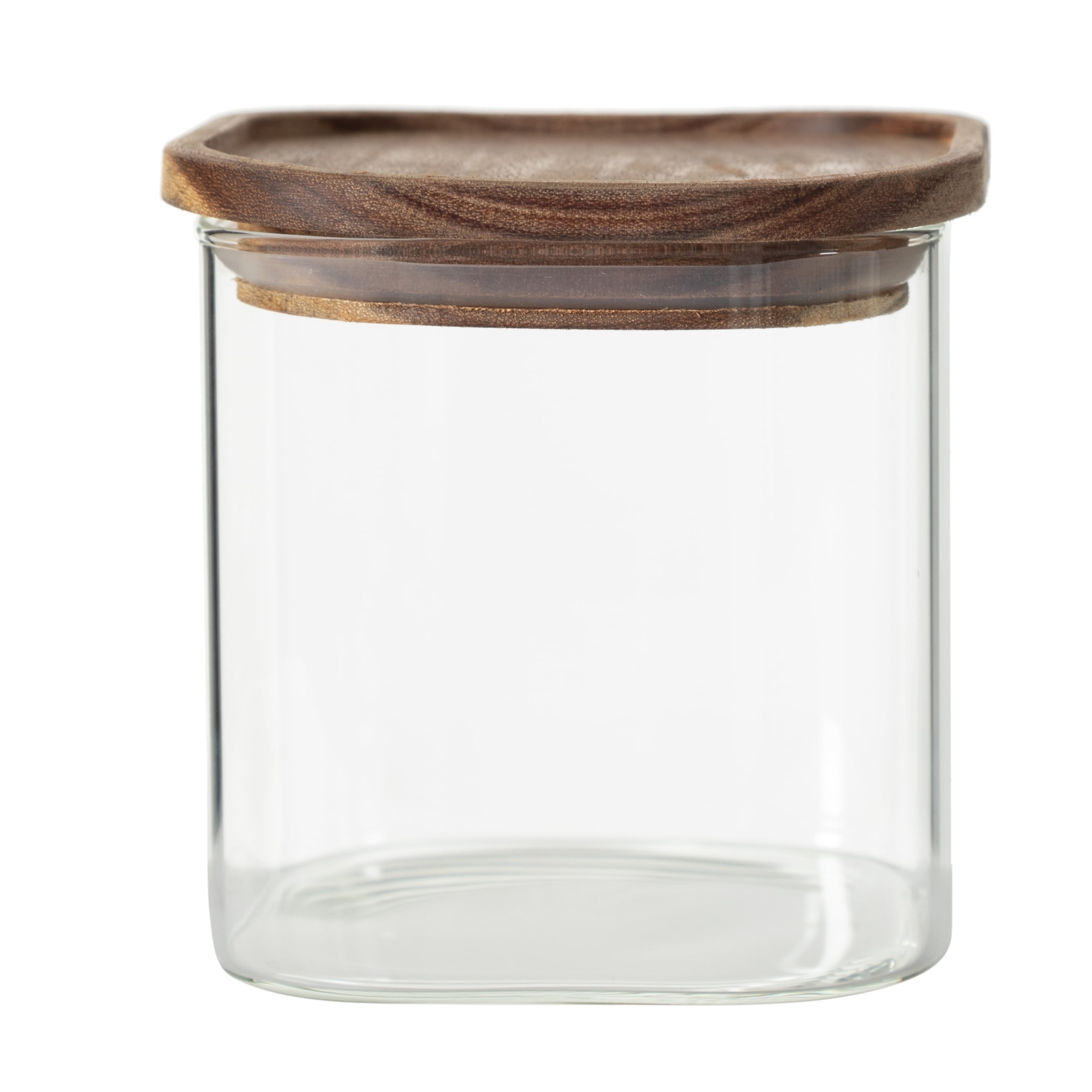 KARE CAM KAVANOZ AKASYA 600ML
