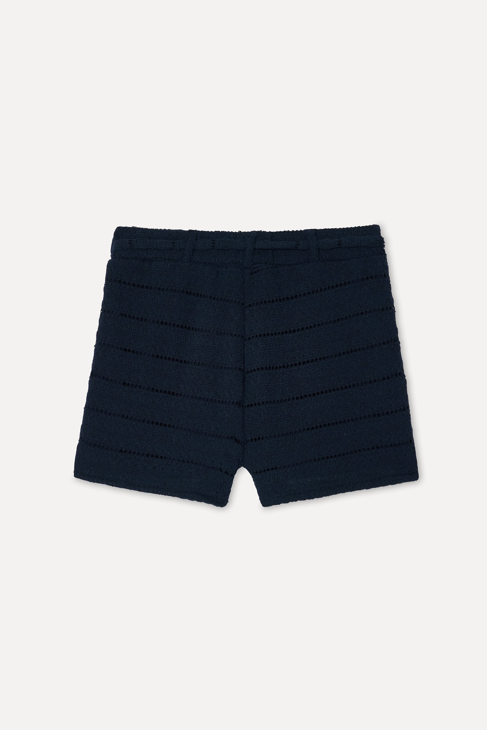 Mudo Kadın Lacivert Comfort Fit Örme Şort görsel 2