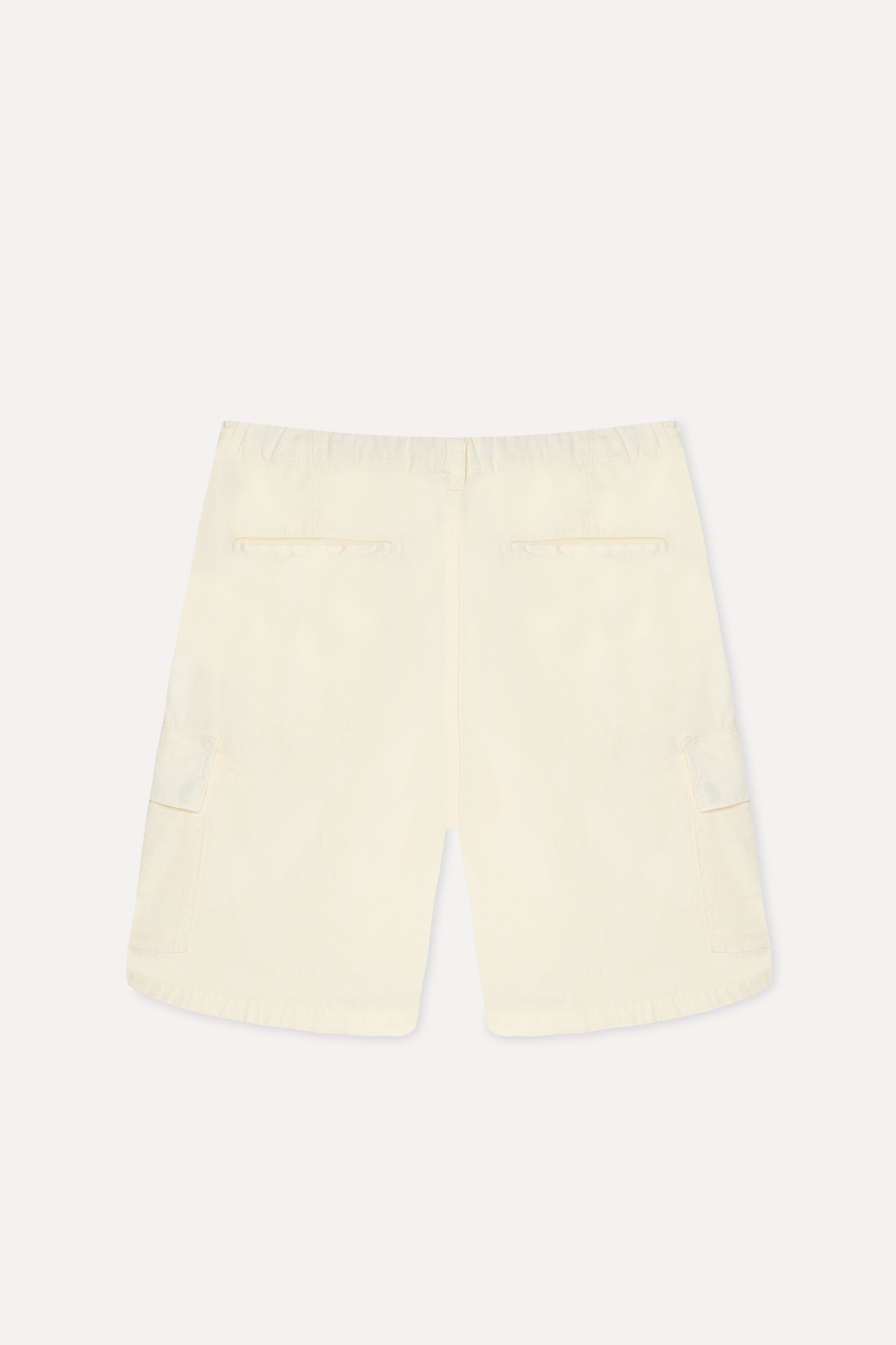 Erkek Kemik Rengi Straight Fit Kargo Şort