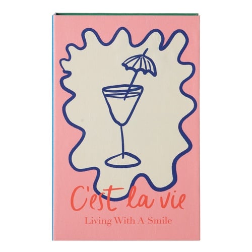 C'EST LA VIE KİTAP KUTU 19X30 CM