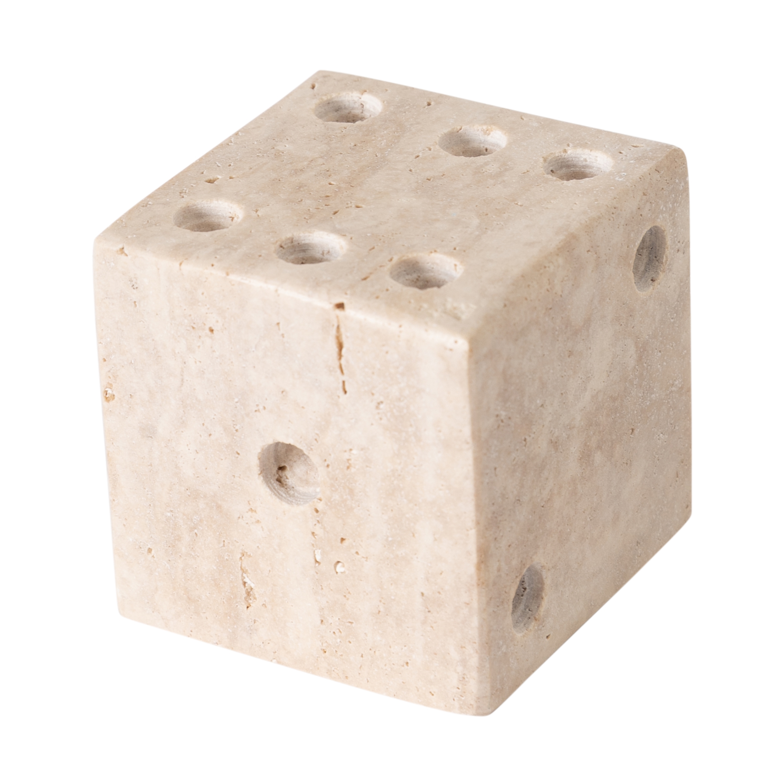 TRAVERTEN DEKORATİF ZAR  6 CM