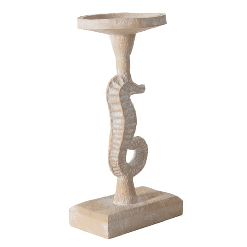 NEW SEAHORSE MUMLUK BEYAZ 12X10X23 CM