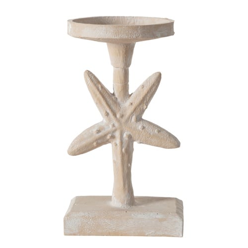 NEW STARFISH MUMLUK BEYAZ 12X10X20 CM