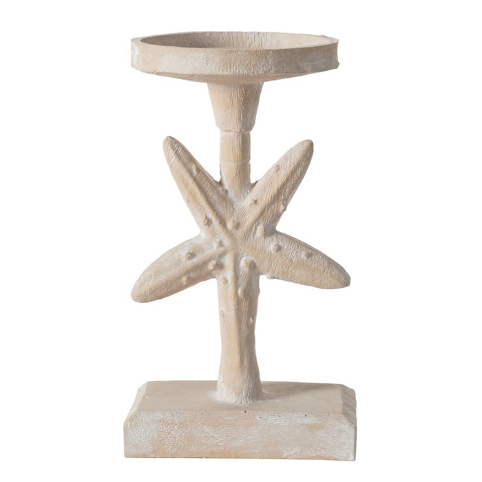 NEW STARFISH MUMLUK BEYAZ 12X10X20 CM