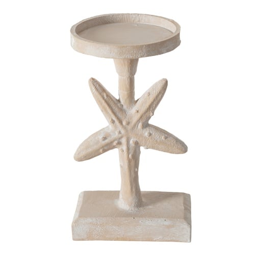 NEW STARFISH MUMLUK BEYAZ 12X10X20 CM