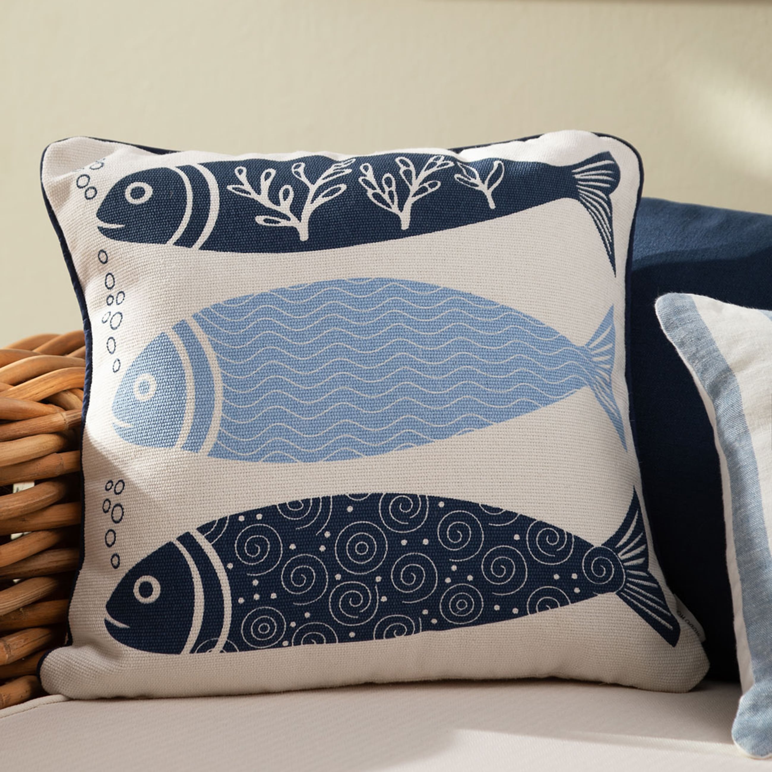 MARİN OCEAN KIRLENT LACİVERT 45X45 CM