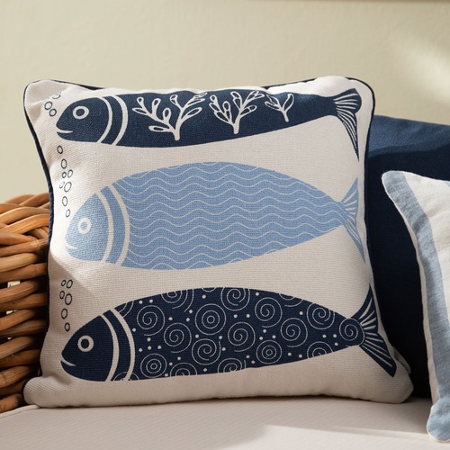 MARİN OCEAN KIRLENT LACİVERT 45X45 CM