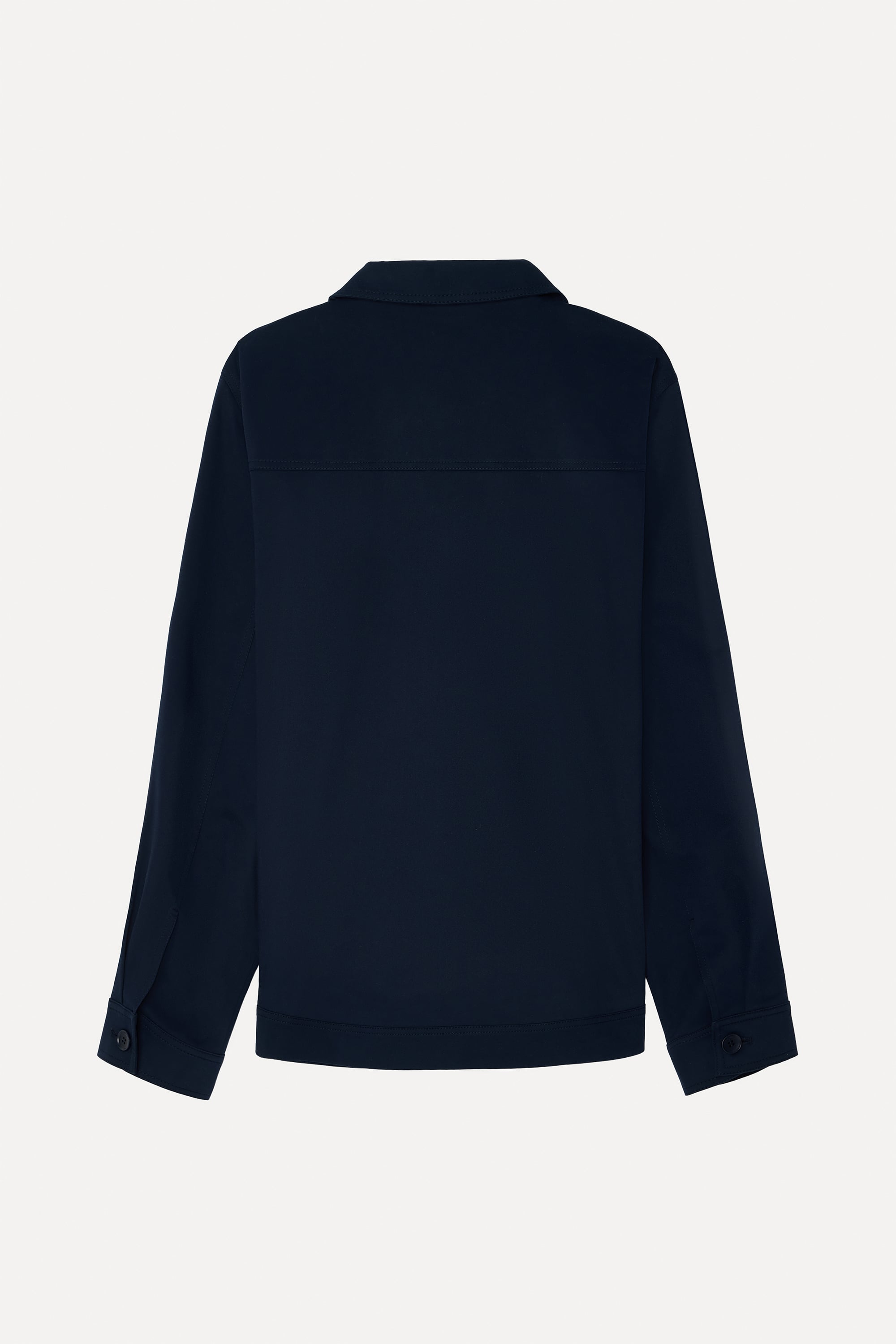 Erkek Lacivert Regular Fit Fermuarlı Ceket