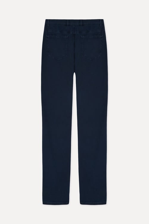 Erkek Lacivert Straight Fit Pantolon