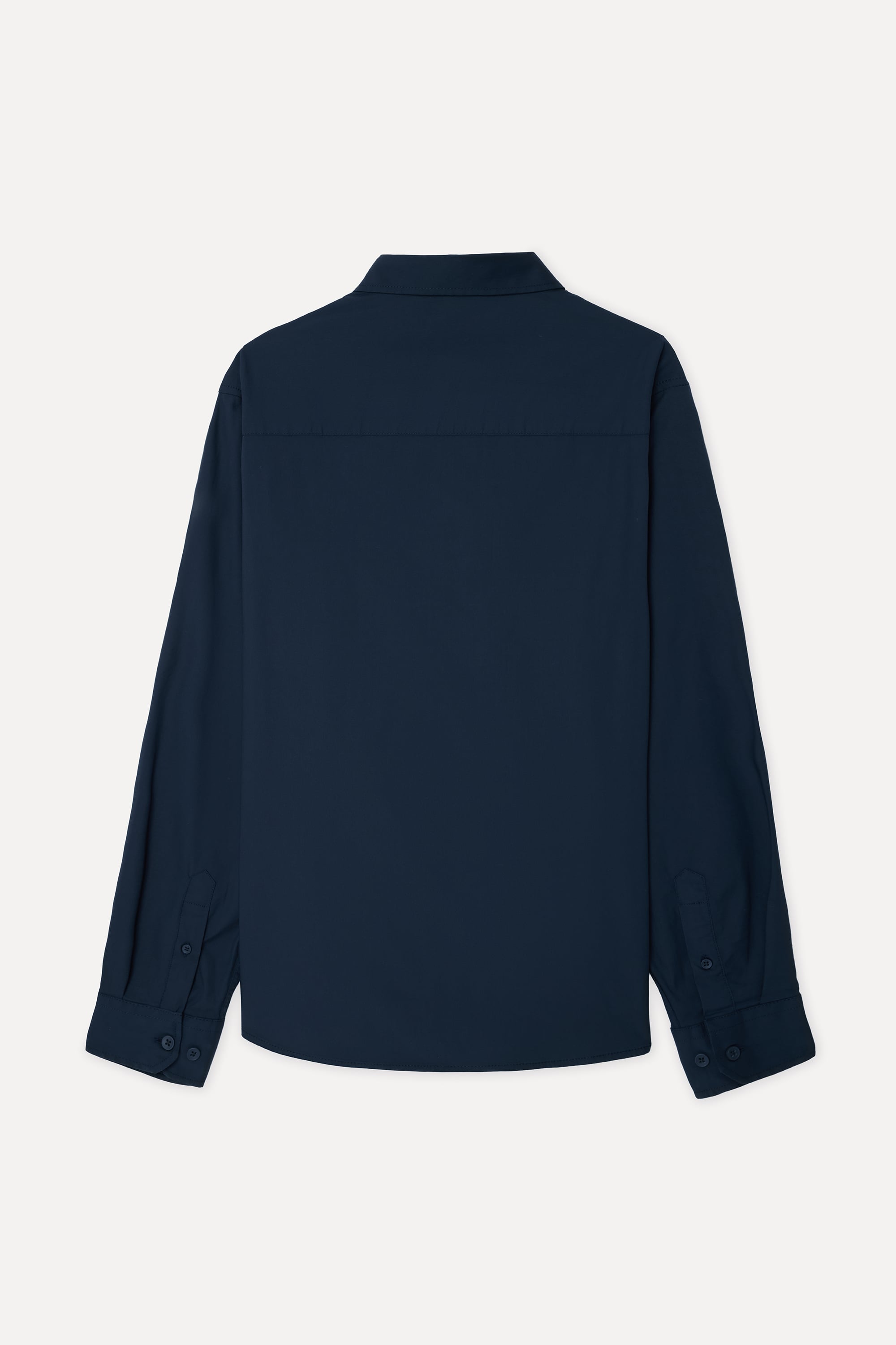 Erkek Lacivert Regular Fit Uzun Kollu Gömlek
