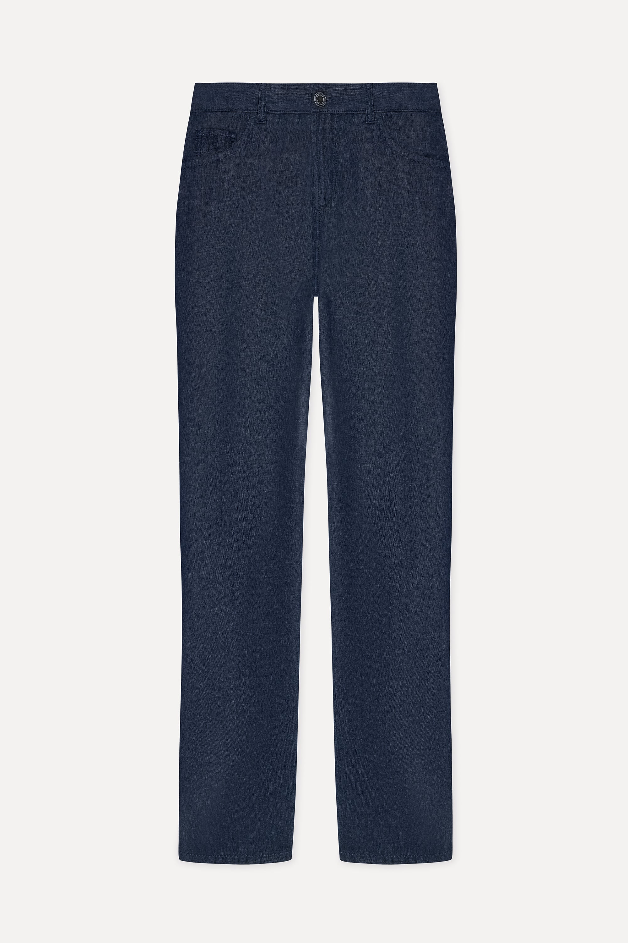 Erkek İndigo Tapered Fit Pantolon