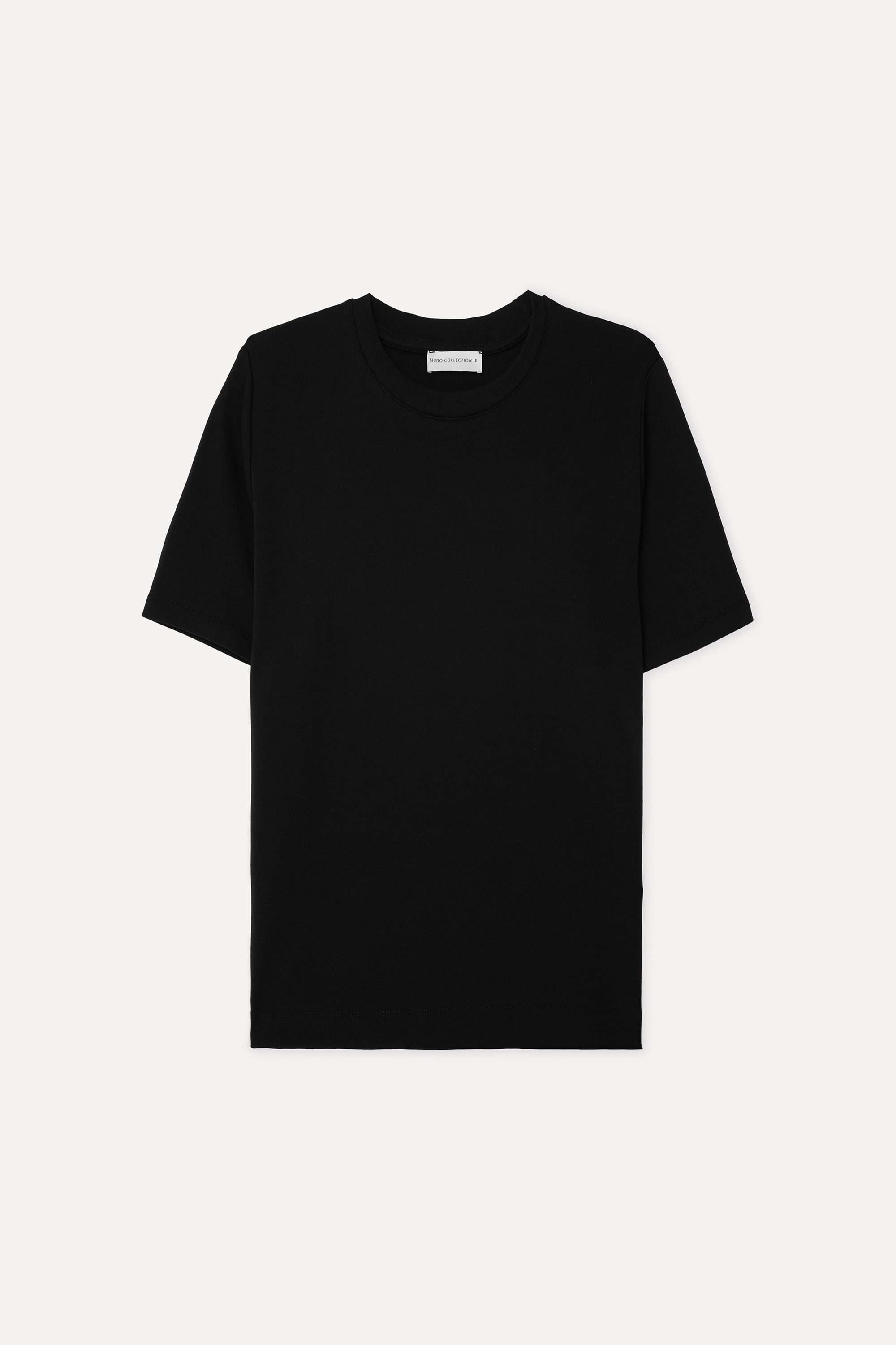 Kadın Siyah Bisiklet Yaka T-Shirt