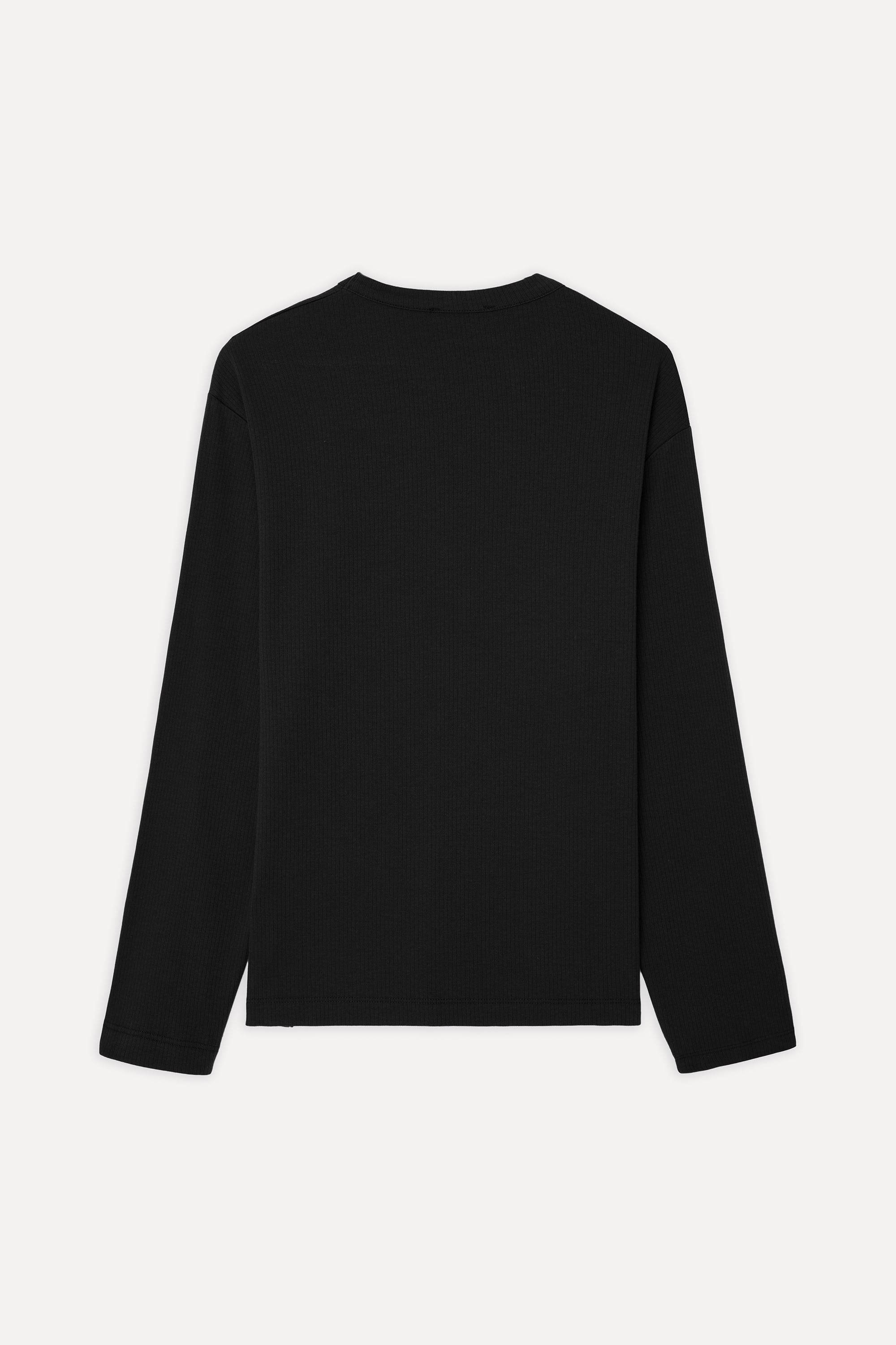 Erkek Siyah Comfort Fit Bisiklet Yaka T-Shirt