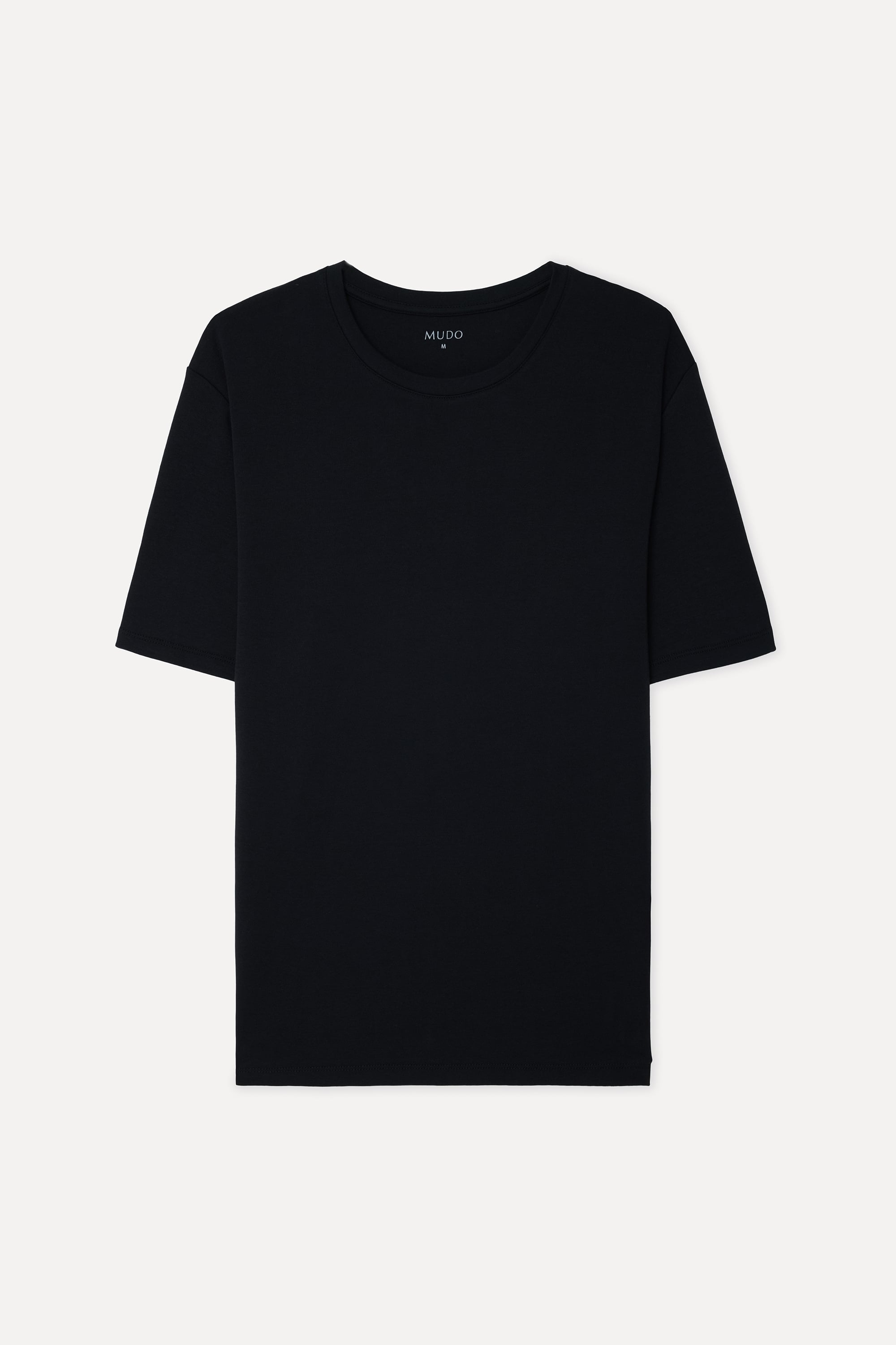 Erkek Siyah Bisiklet Yaka T-Shirt