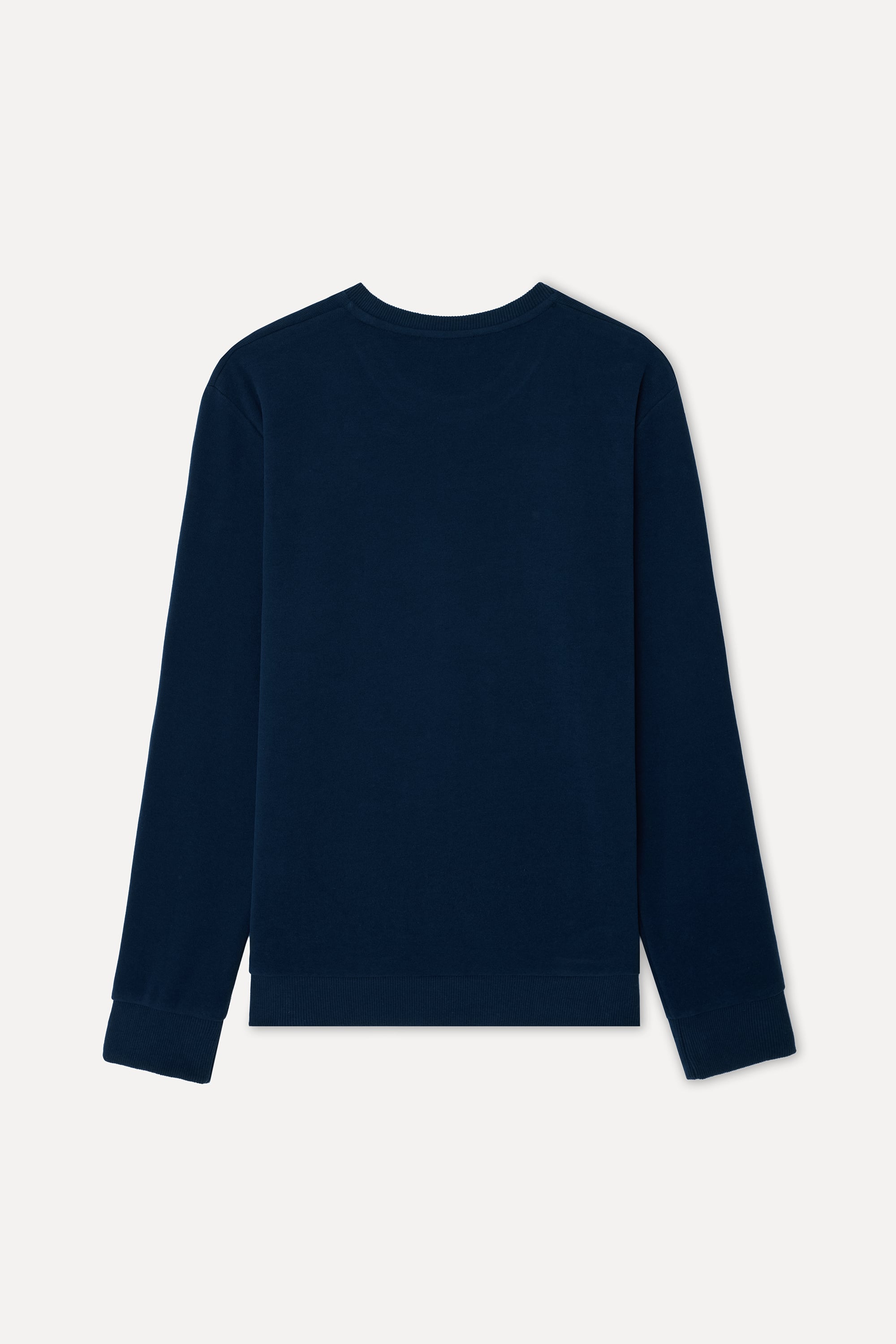 Erkek Lacivert Bisiklet Yaka Sweatshirt