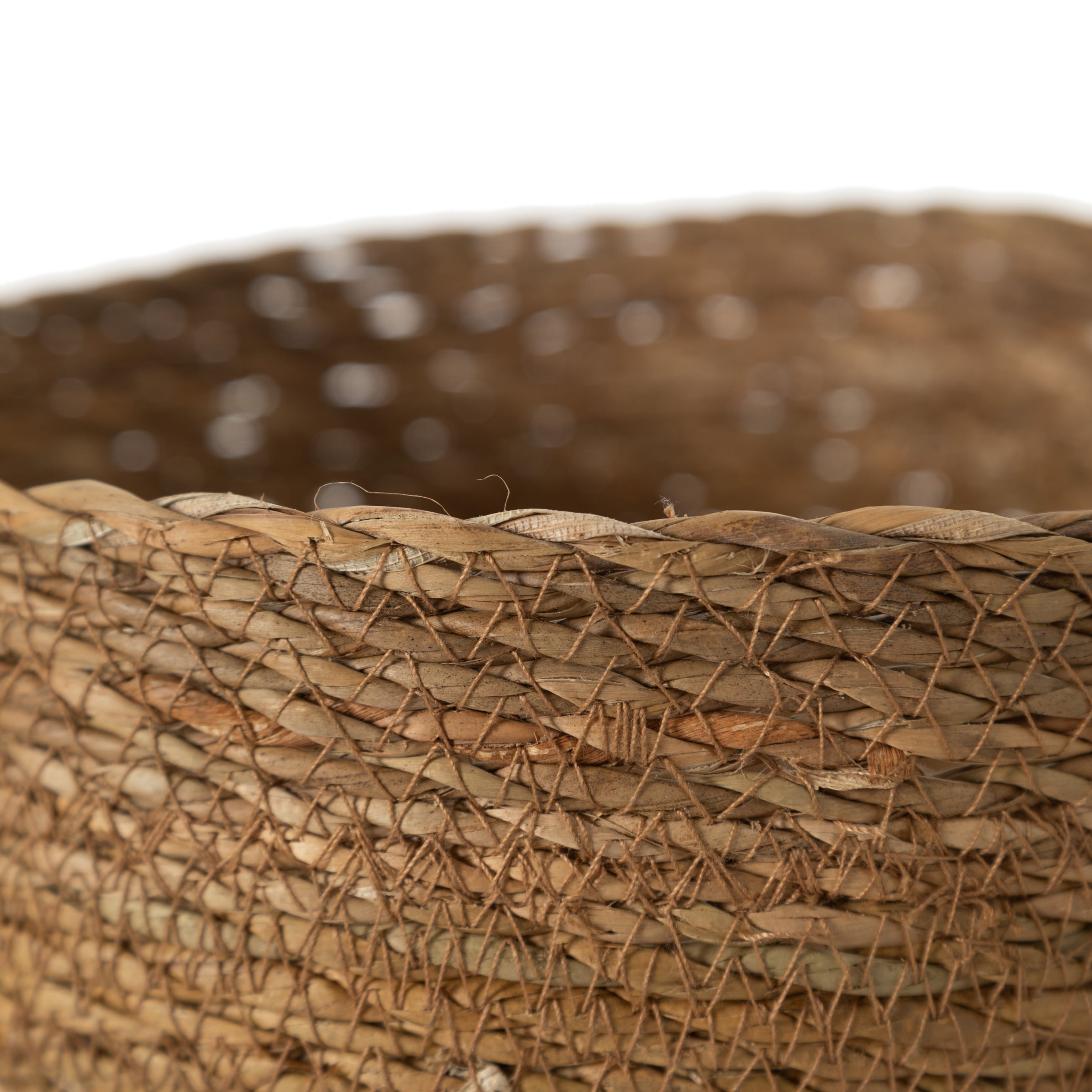 HANDMADE NATURAL YUVARLAK SEPET 22 CM