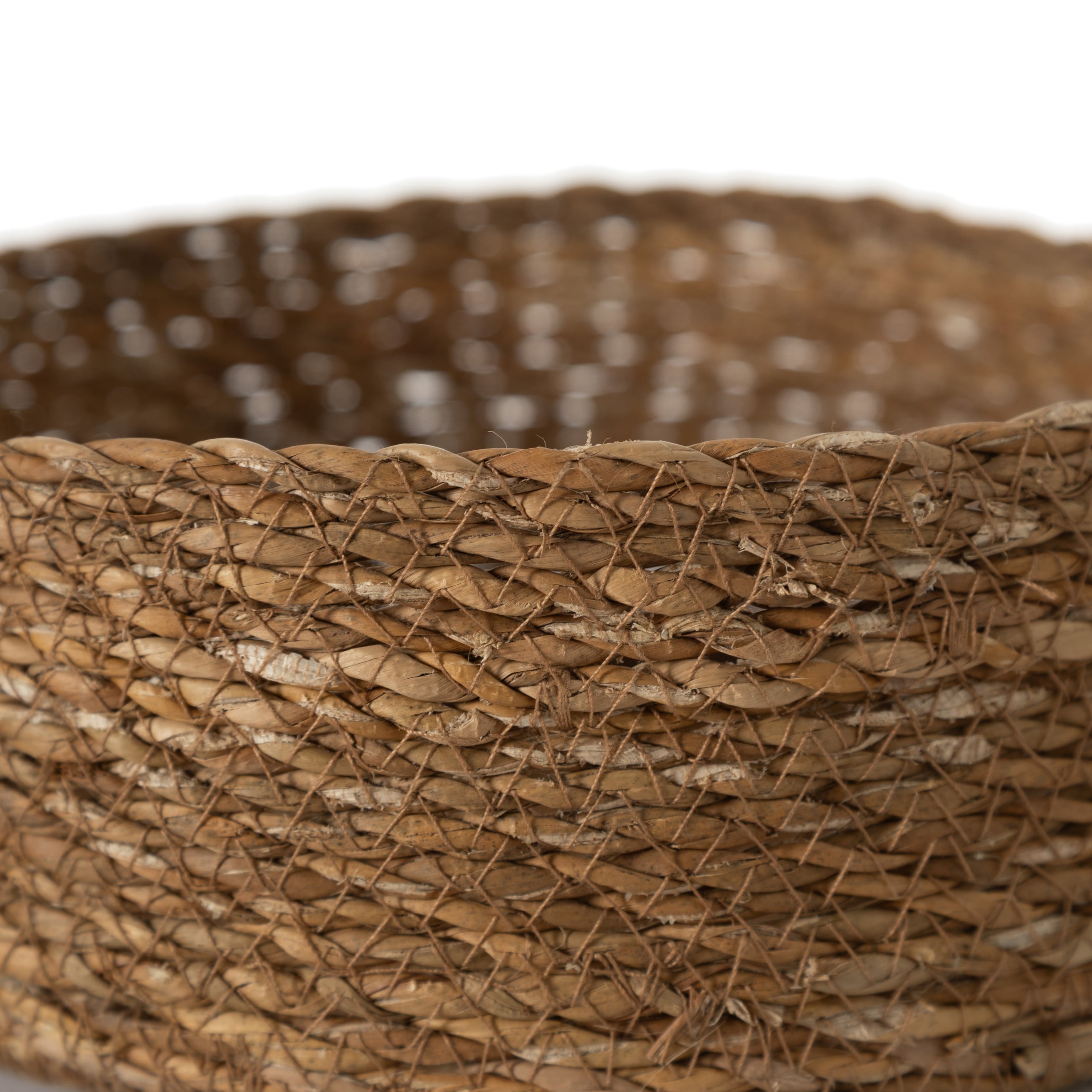 HANDMADE NATURAL YUVARLAK SEPET 24 CM