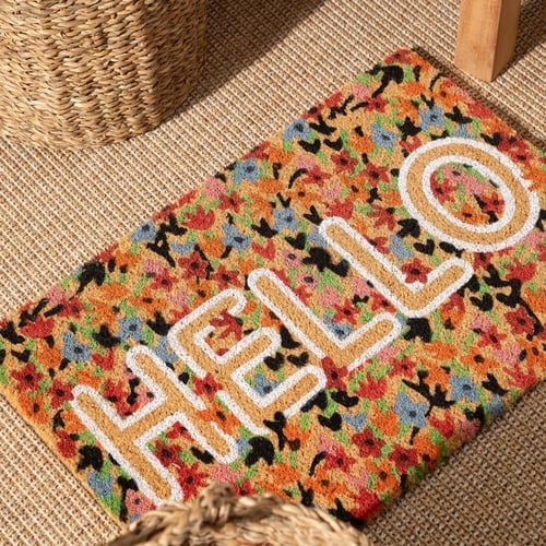 HELLO FLOWERS KAPI PASPASI 40X60 CM