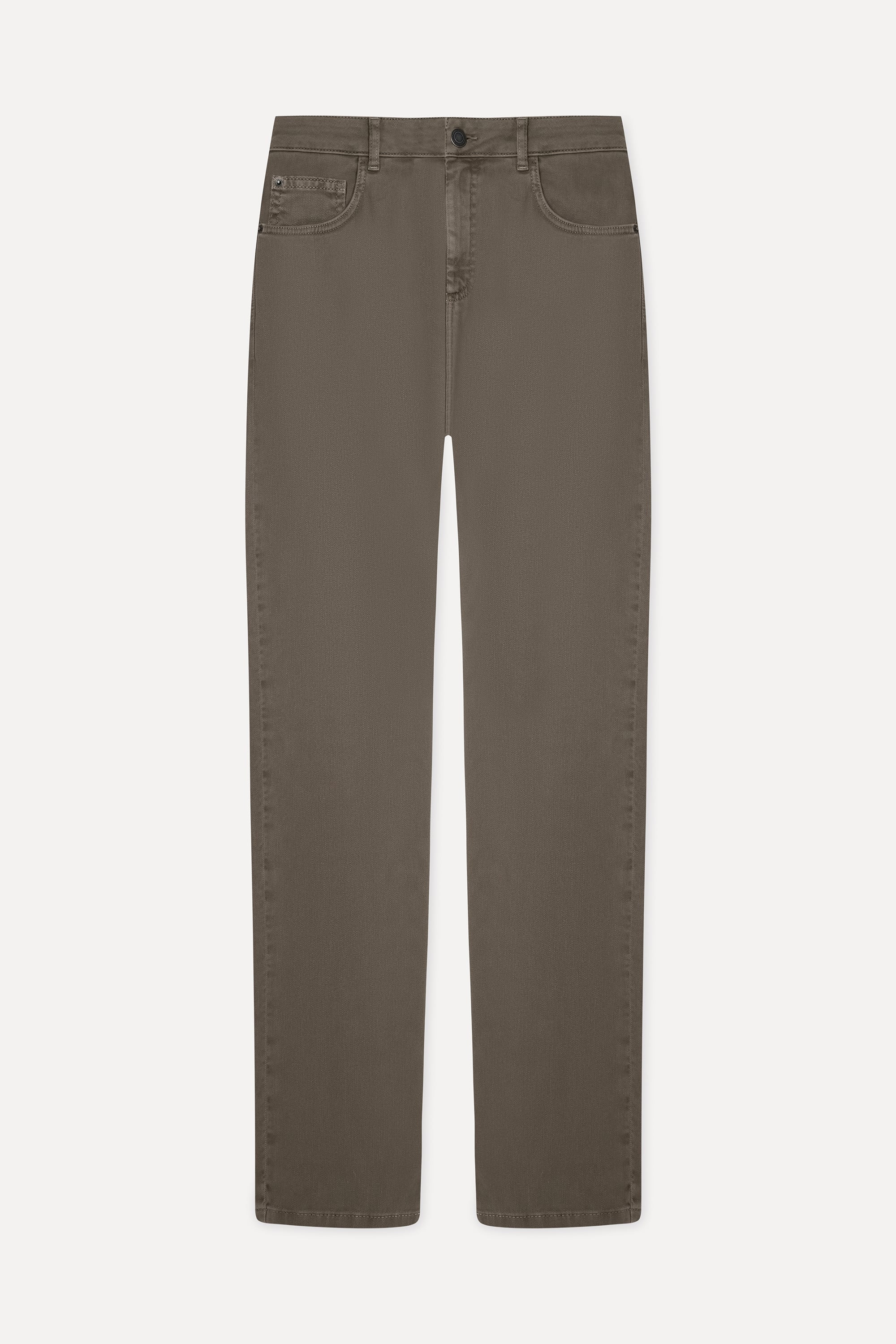 Erkek Vizon Rengi Slim Fit Pantolon