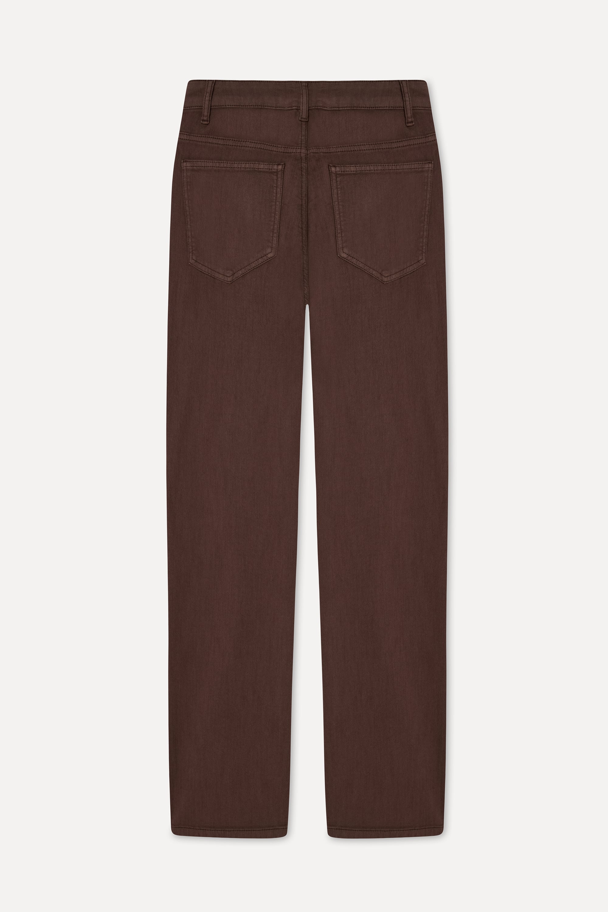 Kadın Kahverengi Cropped Flare Fit Pantolon